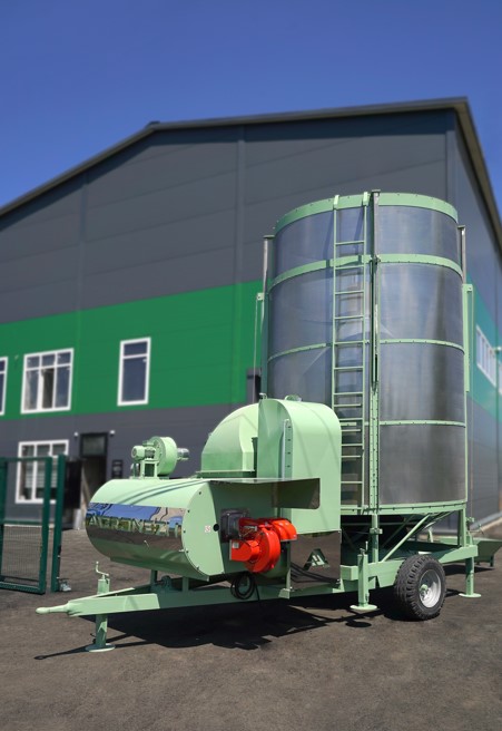 Мобильная зерносушилка AGRONEZH МОДЕЛЬ М20 электропривод, газ | img-3
