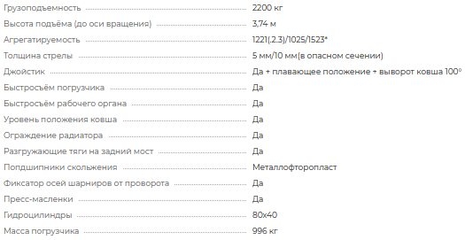Погрузчик с джойстиком ТУРС-2200-0Д-1221 | img-3