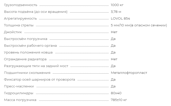 Погрузчик TURS-1000-0-Л854 для LOVOL 854 | img-2