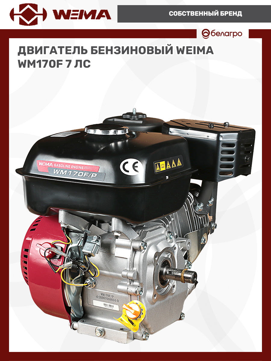 Двигатель бензиновый WEIMA WM170F (7 л.с.) | img-9